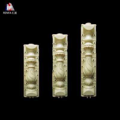 Raw material Factory precast plastic baluster mold and vase column mold